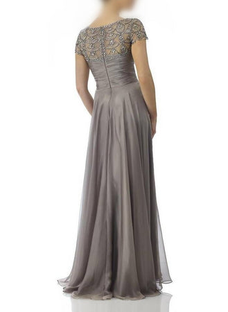 Attractive A-line/Princess Bateau Beading Long Mother Of The Bride Dresses