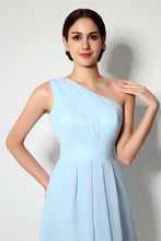 Charming Knee-length One Shoulder A-line Chiffon Bridesmaid Dresses