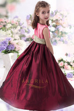 Ball Gown Sleeveless Long Flower Girl Dresses