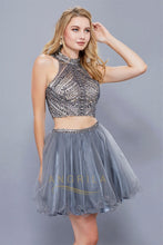 Princess Two-Piece Beading Short Formal Cocktail Dresses