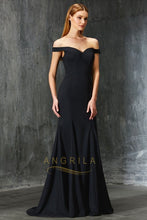Sexy Trumpet/Mermaid Off-the-shoulder Long Formal Prom Dresses