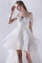 Tulle Sweetheart Neckline Cap Sleeves Wedding Dresses