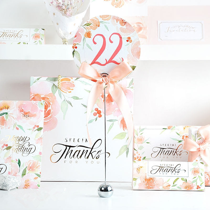 Floral Card Place Card Holder