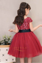 A-line Princess Cap Sleeves Flower Girl Dresses