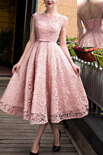 A-Line/Princess Scoop Neck Short/Mini Prom Dresses With Beading