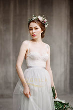 Spaghetti Straps Sweetheart Tulle Bridesmaid Dresses