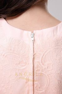 A-line Knee-length Cute Lace Flower Girl Dresses