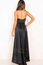 Spaghetti Straps Deep V-neck High Low Homecoming Dresses