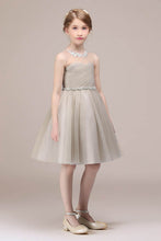 A-line Knee-length Tulle Flower Girl Dresses