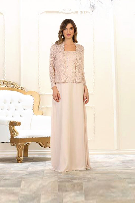 Long Plus Size Mother Of The Bride Formal Dress Main image