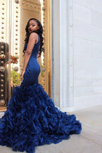 Custom Mermaid V-Neck Prom Dresses
